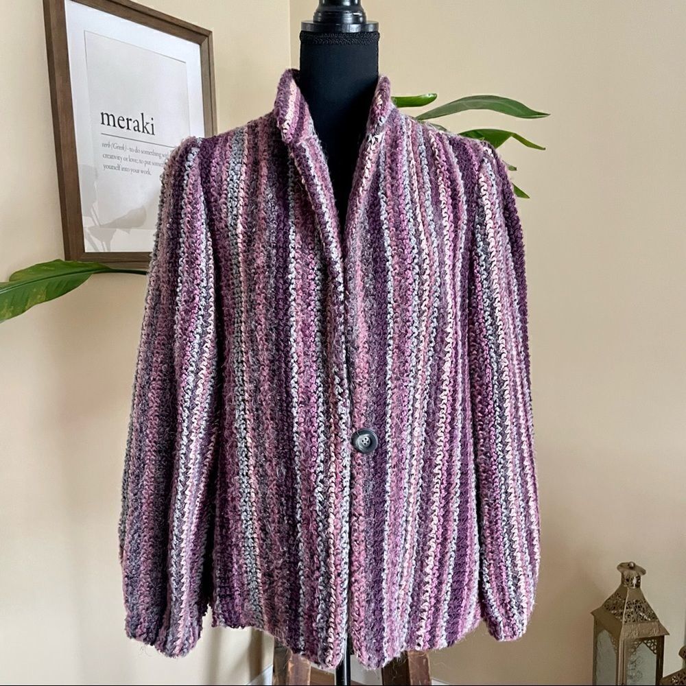 𝅺Vintage D.K.Gold DonnKenny Mohair Sweater Coat